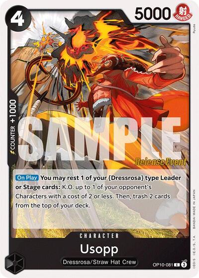 Usopp #OP10-081 Royal Blood Release Event Cards