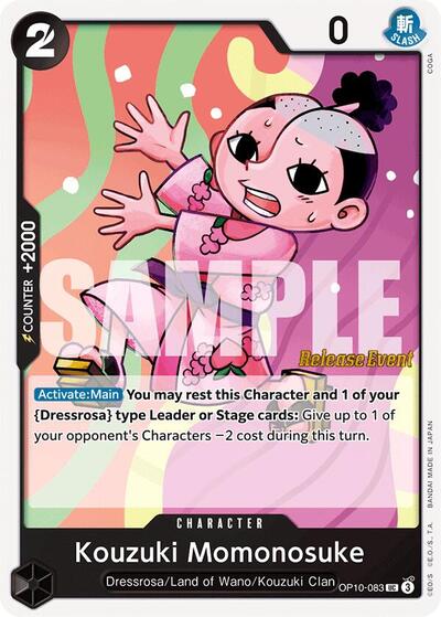 Kouzuki Momonosuke #OP10-083 Royal Blood Release Event Cards