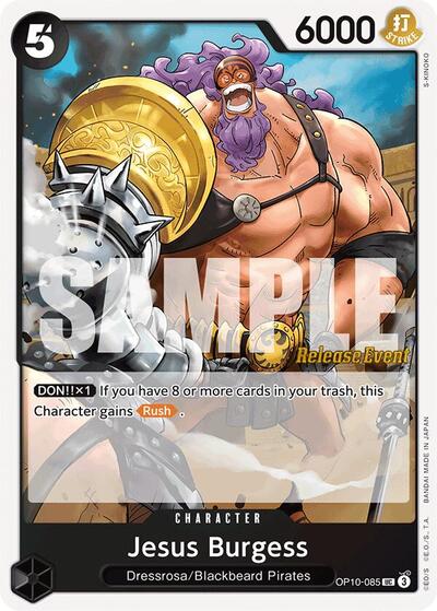 Jesus Burgess #OP10-085 Royal Blood Release Event Cards