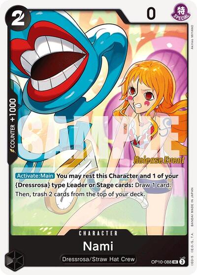Nami #OP10-088 Royal Blood Release Event Cards