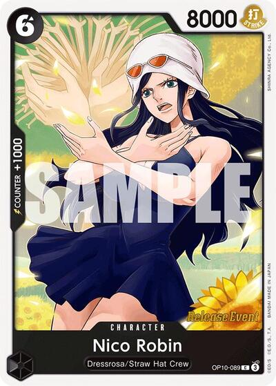 Nico Robin #OP10-089 Royal Blood Release Event Cards
