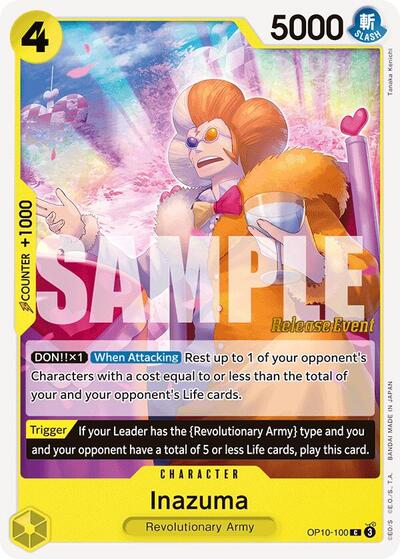 Inazuma #OP10-100 Royal Blood Release Event Cards