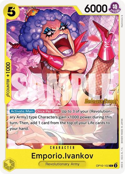 Emporio.Ivankov #OP10-102 Royal Blood Release Event Cards