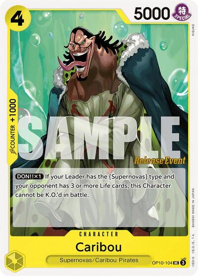 Caribou #OP10-104 Royal Blood Release Event Cards