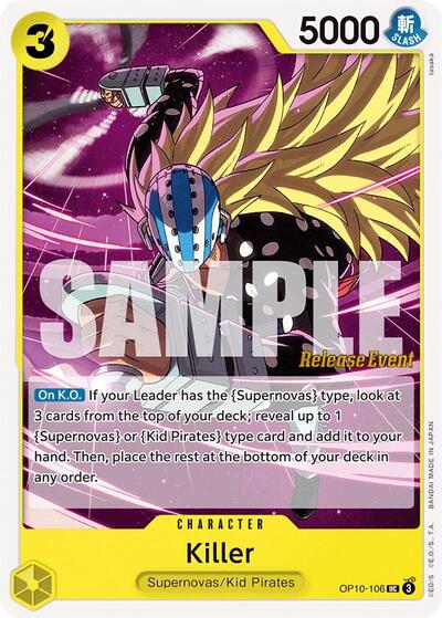 Killer #OP10-106 Royal Blood Release Event Cards