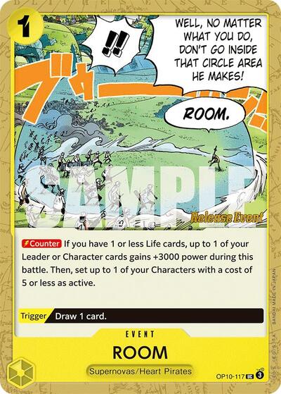 ROOM #OP10-117 Royal Blood Release Event Cards