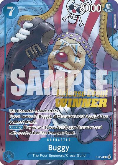 Buggy (OP10 Release Event Winner) #P-084 One Piece Promotion Cards
