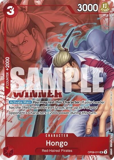 Hongo (Winner Pack 2025 Vol. 2) #OP09-011 One Piece Promotion Cards
