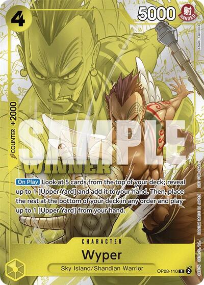 Wyper (Winner Pack 2025 Vol. 2) #OP08-110 One Piece Promotion Cards