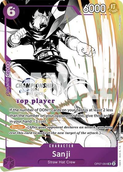 Sanji (Championship 2024 Top Player Pack Vol. 2) #OP07-064 One Piece Promotion Cards