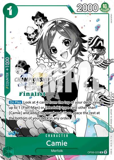 Camie (Championship 2024 Finalist Card Set Vol. 2) #OP06-025 One Piece Promotion Cards