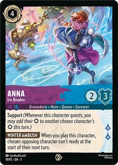 Anna - Ice Breaker #19 Disney Lorcana Promo Cards