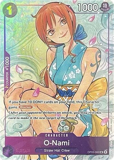 O-Nami (Illustration Box Vol.1) (Textured) #OP05-062 One Piece Promotion Cards