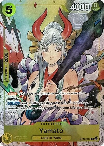 Yamato (Illustration Box Vol.2) (Textured) #ST13-016 One Piece Promotion Cards
