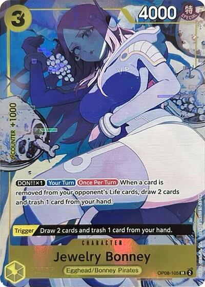 Jewelry Bonney (Illustration Box EX) #OP08-105 One Piece Promotion Cards