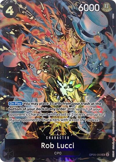 Rob Lucci (Illustration Box EX) #OP05-093 One Piece Promotion Cards