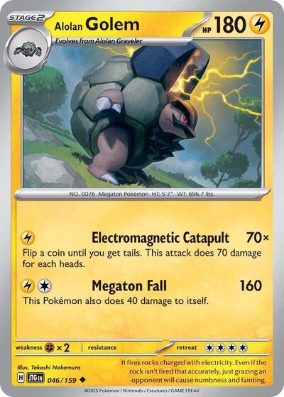 Alolan Golem #46 Journey Together