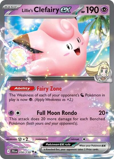 Lillie's Clefairy ex #56 Journey Together