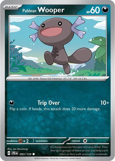 Paldean Wooper #93 Journey Together