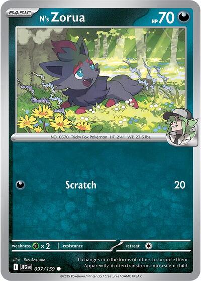 N's Zorua #97 Journey Together