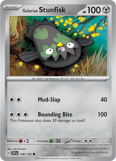 Galarian Stunfisk #106 Journey Together