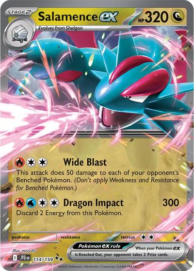 Salamence ex #114 Journey Together