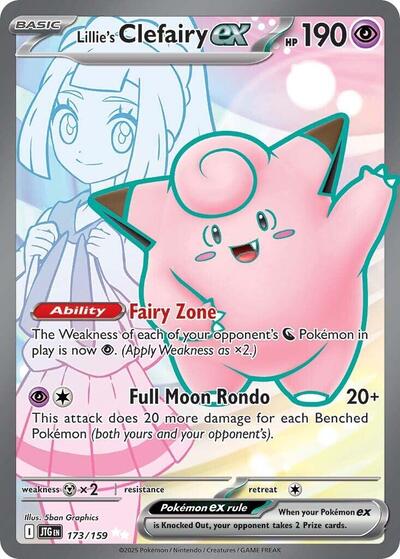 Lillie's Clefairy ex #173 Journey Together