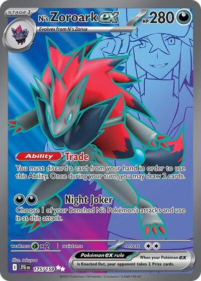 N's Zoroark ex #175 Journey Together