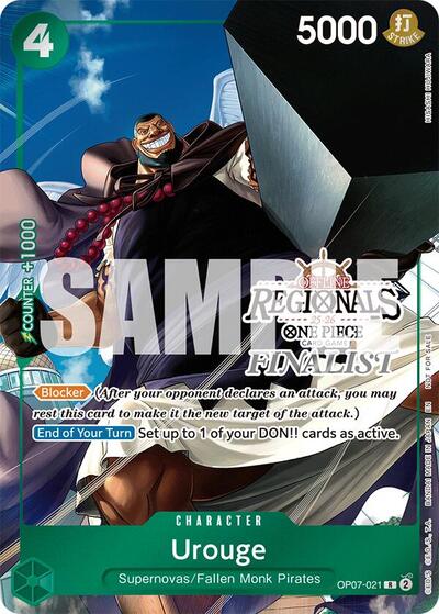 Urouge (Offline Regional Finalist Card Set 2025 Vol.1) #OP07-021 One Piece Promotion Cards
