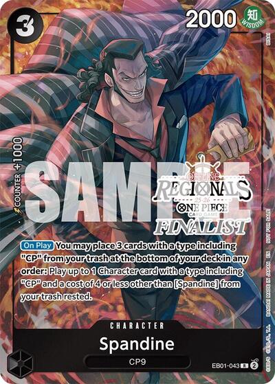 Spandine (Offline Regional Finalist Card Set 2025 Vol.1) #EB01-043 One Piece Promotion Cards