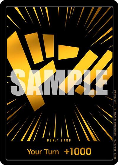DON!! Card (Black and Gold) #promo One Piece Promotion Cards