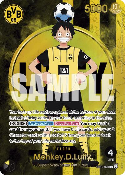Monkey.D.Luffy (BVB x One Piece Campaign) #ST13-003 One Piece Promotion Cards