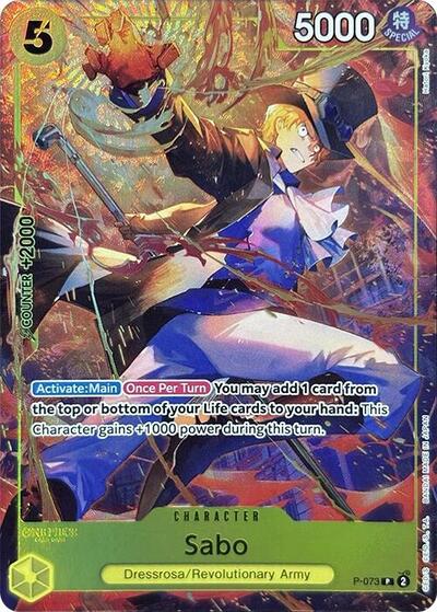 Sabo (Premium Card Collection -Best Selection Vol. 3-) #P-073 One Piece Promotion Cards