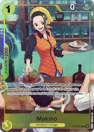 Makino (Premium Card Collection -Best Selection Vol. 3-) #ST13-012 One Piece Promotion Cards