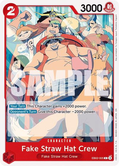 Fake Straw Hat Crew #EB02-005 Extra Booster: Anime 25th Collection