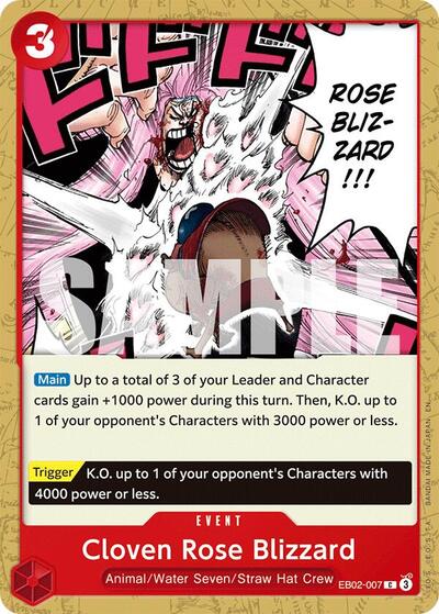 Cloven Rose Blizzard #EB02-007 Extra Booster: Anime 25th Collection