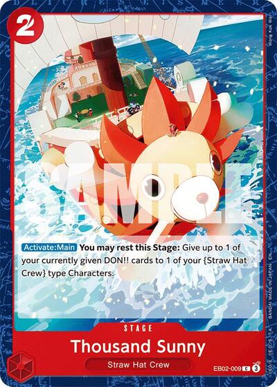 Thousand Sunny #EB02-009 Extra Booster: Anime 25th Collection