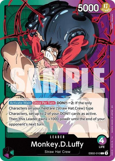 Monkey.D.Luffy #EB02-010 Extra Booster: Anime 25th Collection
