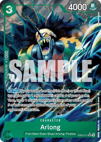 Arlong (Alternate Art) #EB02-011 Extra Booster: Anime 25th Collection
