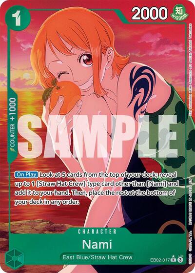 Nami (Alternate Art) #EB02-017 Extra Booster: Anime 25th Collection