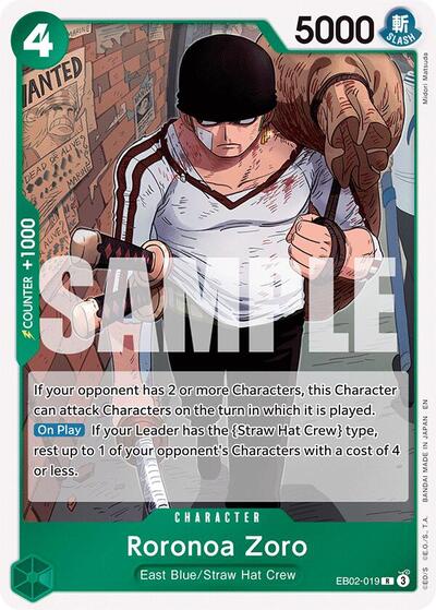 Roronoa Zoro #EB02-019 Extra Booster: Anime 25th Collection