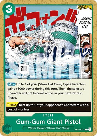 Gum-Gum Giant Pistol #EB02-021 Extra Booster: Anime 25th Collection