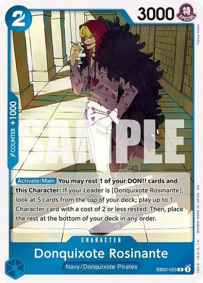 Donquixote Rosinante #EB02-025 Extra Booster: Anime 25th Collection