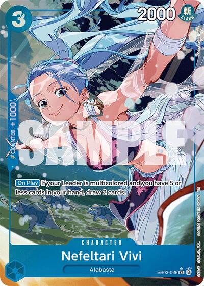 Nefeltari Vivi (Alternate Art) #EB02-026 Extra Booster: Anime 25th Collection