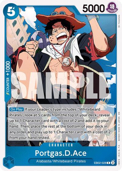 Portgas.D.Ace #EB02-028 Extra Booster: Anime 25th Collection