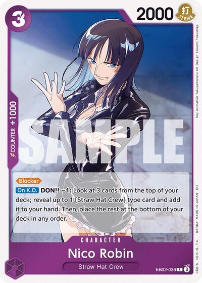 Nico Robin #EB02-036 Extra Booster: Anime 25th Collection