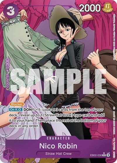 Nico Robin (Alternate Art) #EB02-036 Extra Booster: Anime 25th Collection