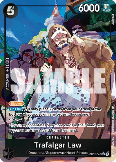 Trafalgar Law (Alternate Art) #EB02-045 Extra Booster: Anime 25th Collection
