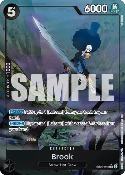 Brook (Alternate Art) #EB02-048 Extra Booster: Anime 25th Collection