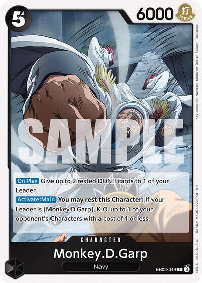 Monkey.D.Garp #EB02-049 Extra Booster: Anime 25th Collection